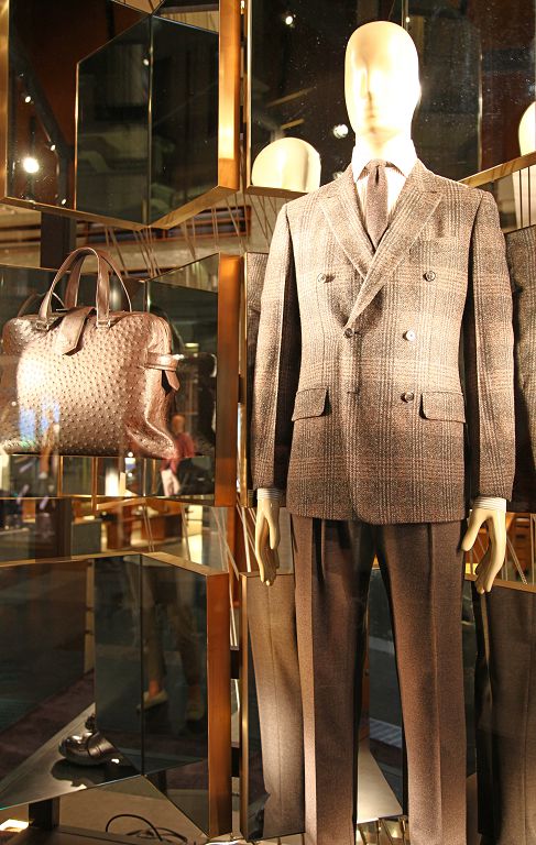 E. Zegna Windows Display 2015 Year