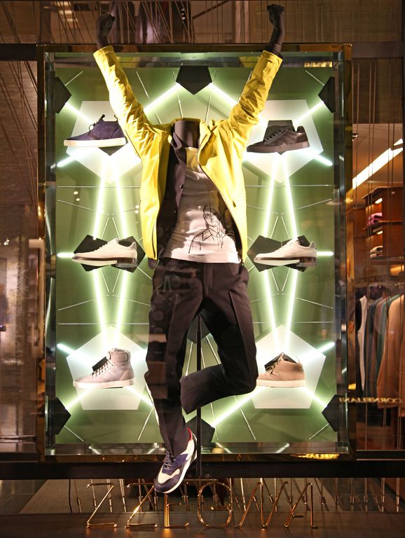 E. Zegna Windows Display 2013 Year